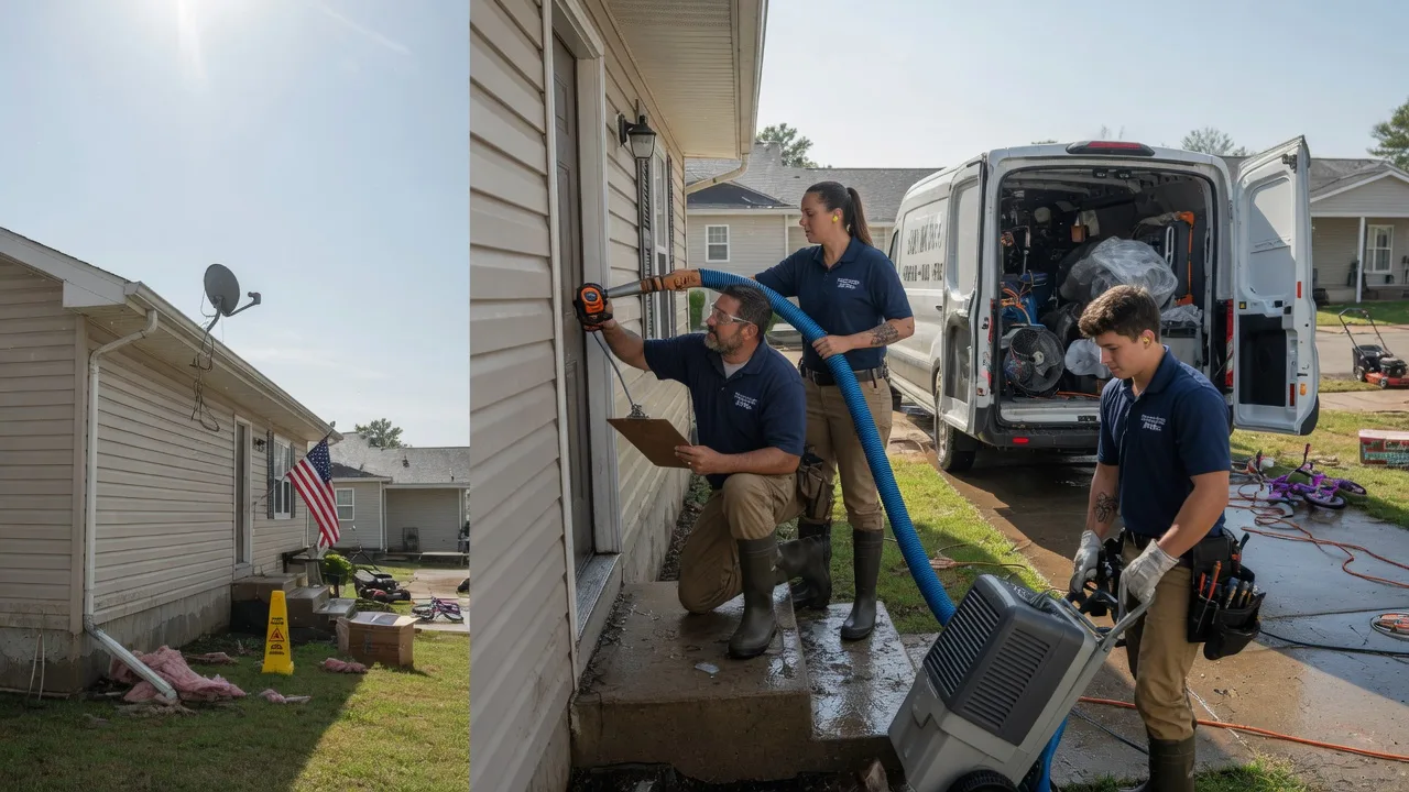 Ceiling Water Damage Restoration in Meredosia, IL near me